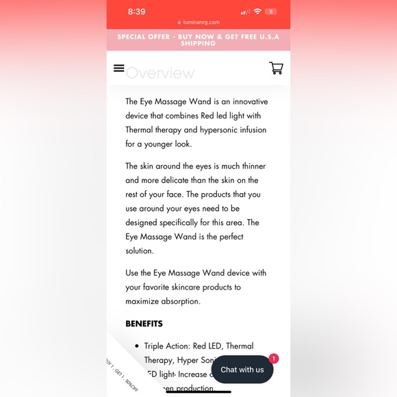 NRG 3 in 1 Eye red LED light - Picture 3 of 4